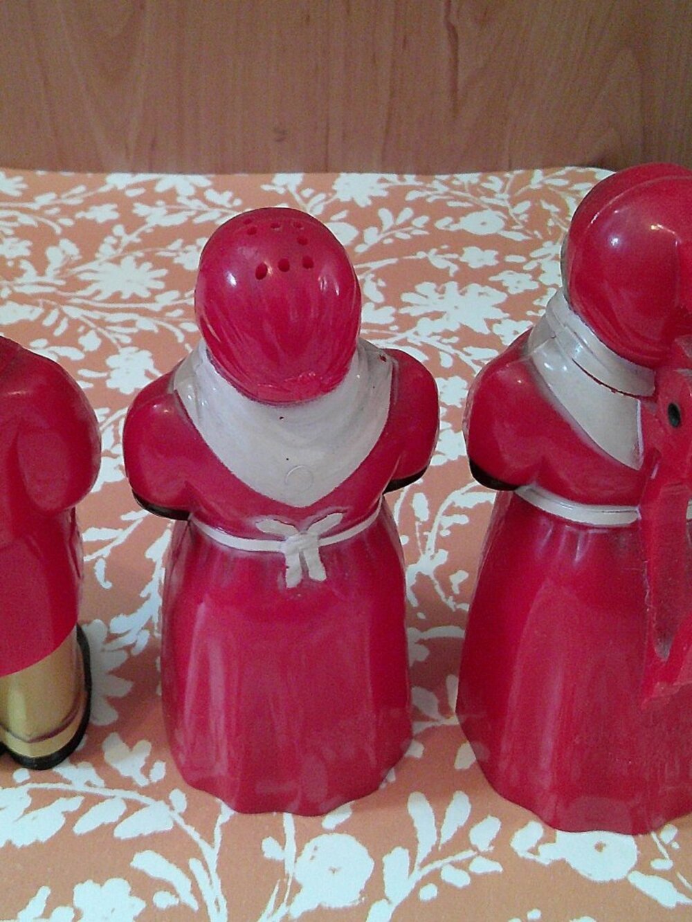VTG Aunt Jemima Uncle Moses Salt & Pepper shakers & Syrup dispenser - Picture 4 of 10